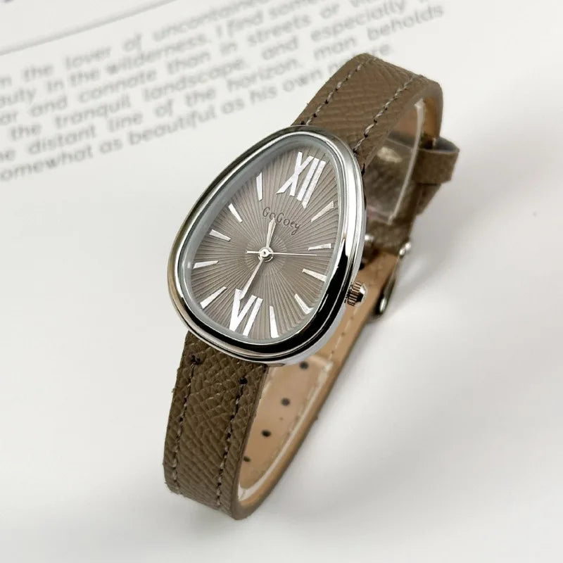 שעון עור אלגנטי