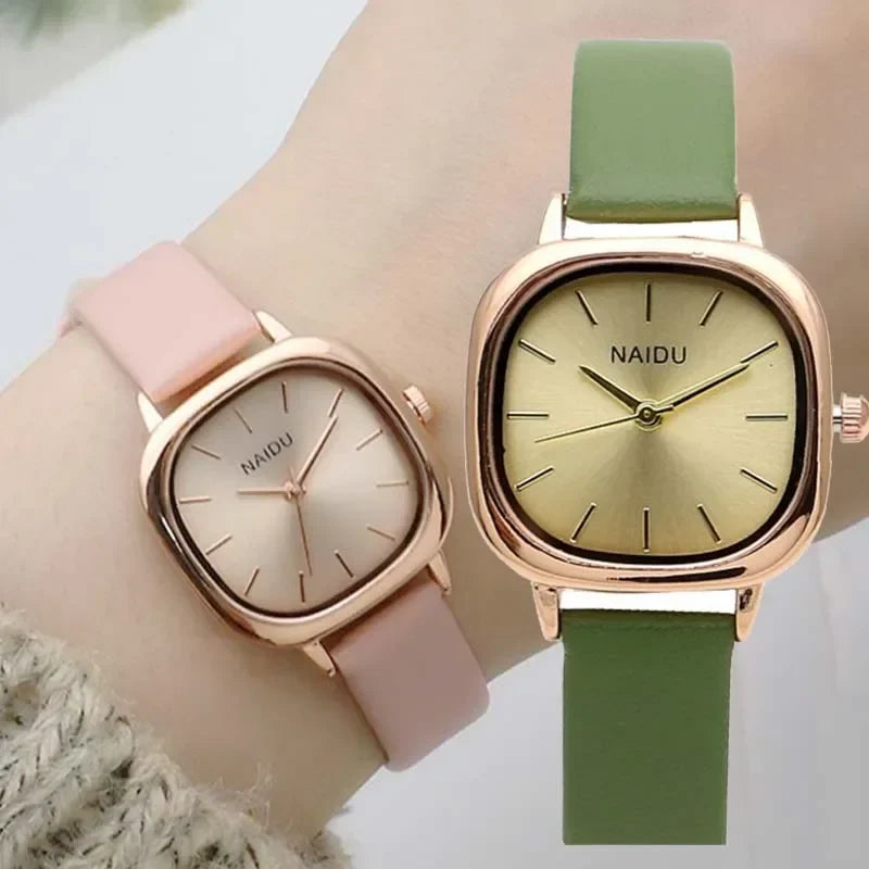 שעון דמוי עור יוקרתי