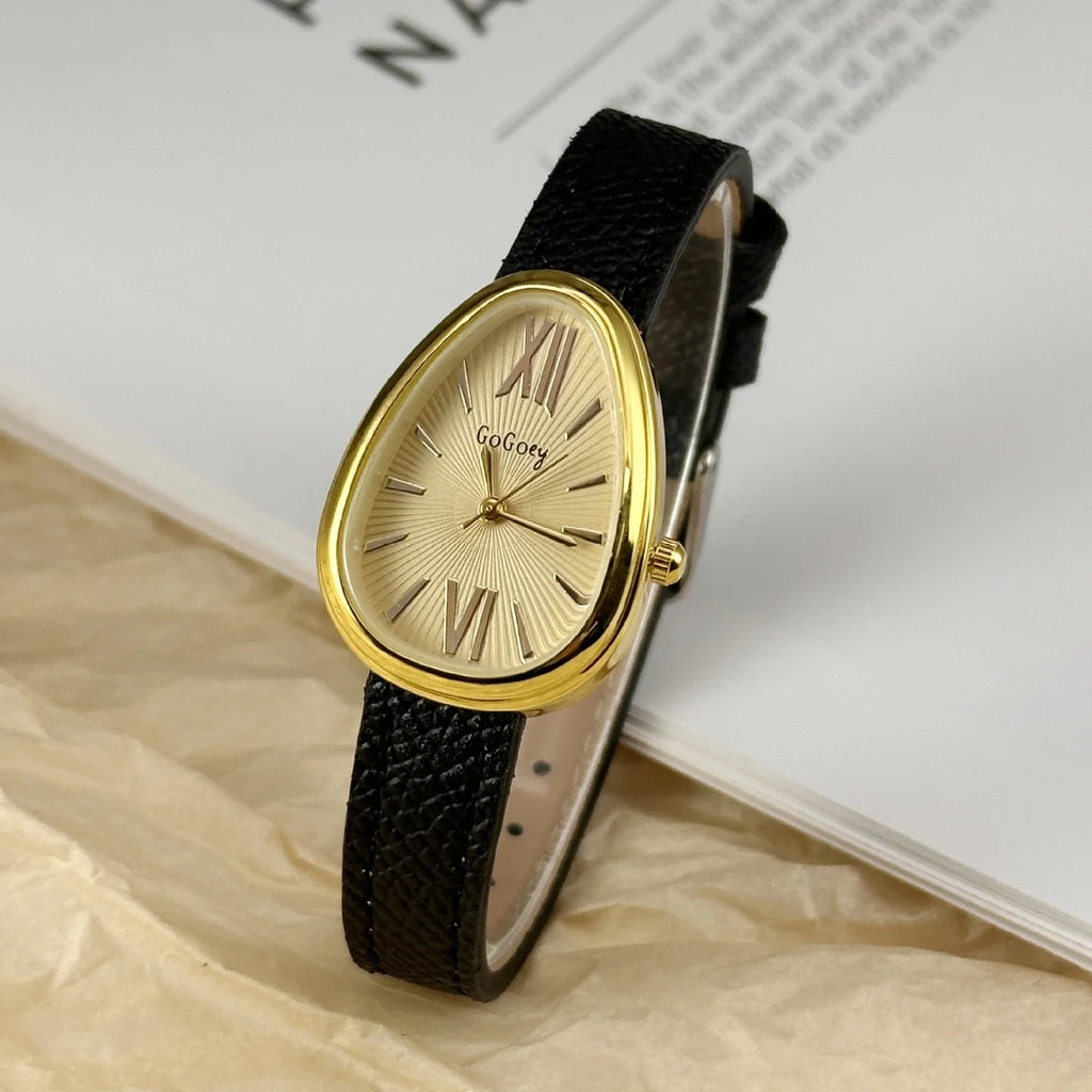 שעון עור אלגנטי