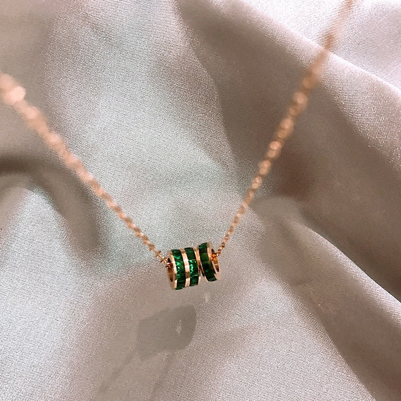 שרשרת קריסטל זירקוניה- פלוריה